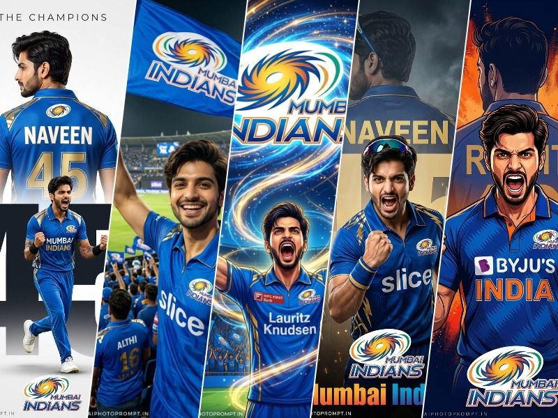 Mumbai Indians photo editing prompt 2026