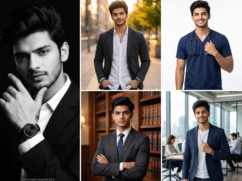 AI prompt for professional LinkedIn photo