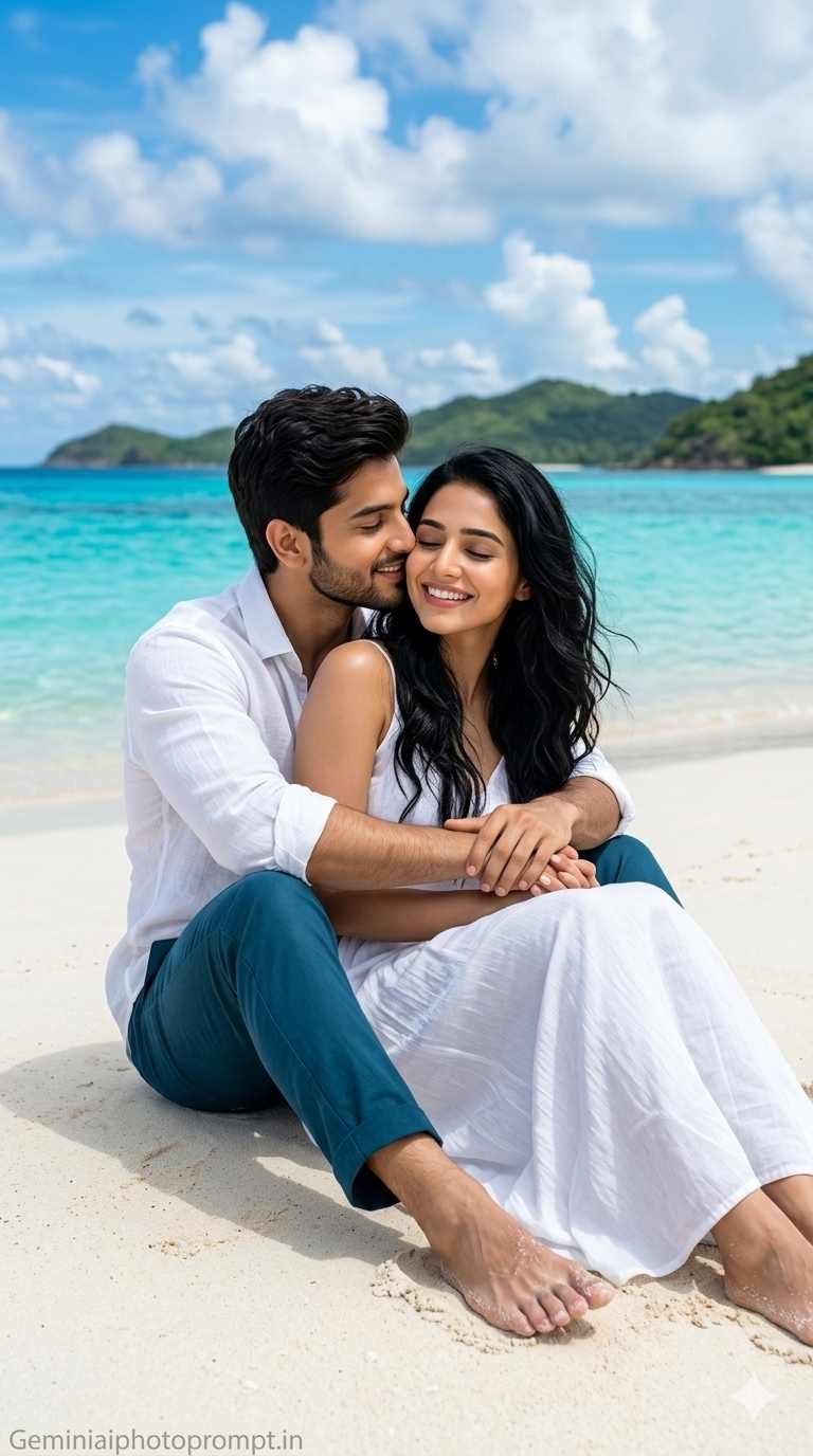Couple hug prompt for Gemini AI free