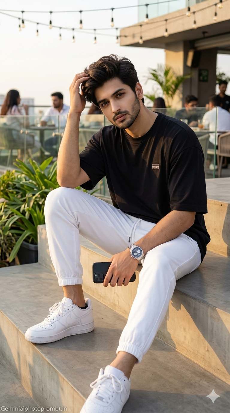 Gemini prompt for boy attitude look download