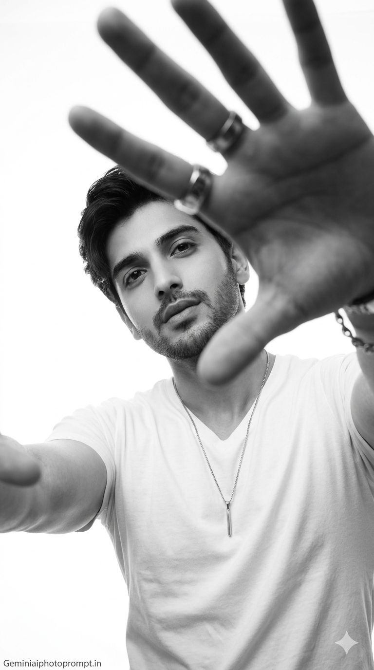 Prompt seen boy attitude black and white instagram