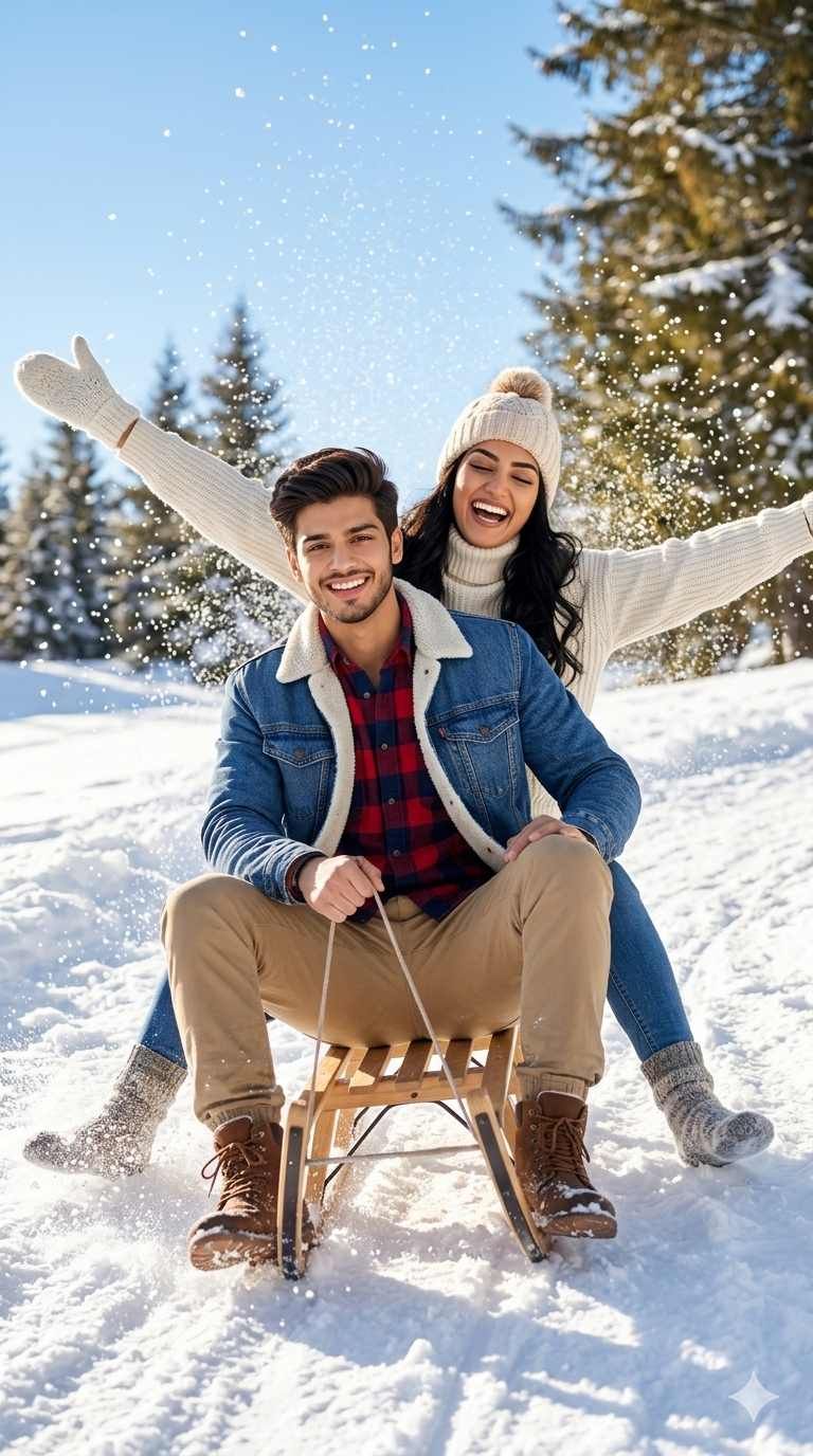 Romantic couple AI prompts