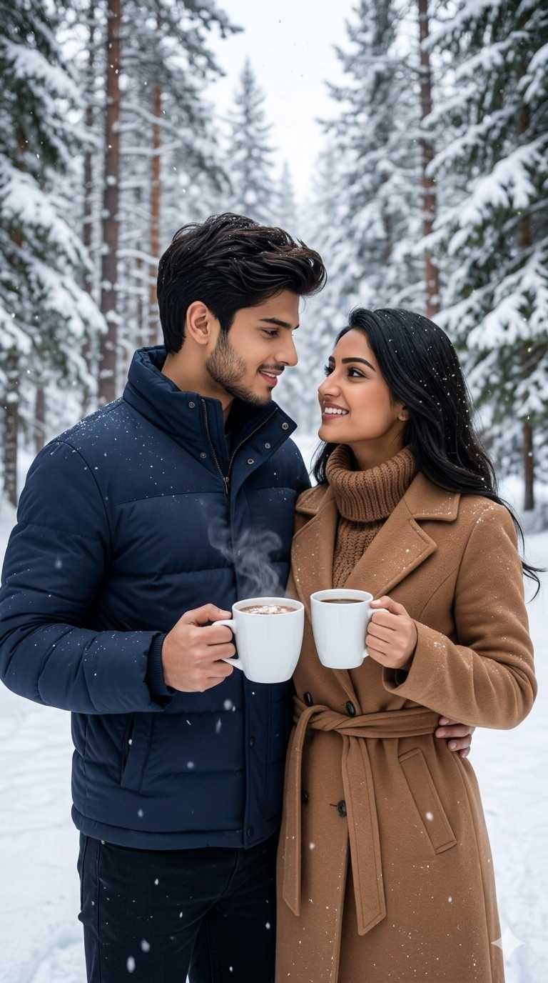 Romantic hot couple AI Prompts