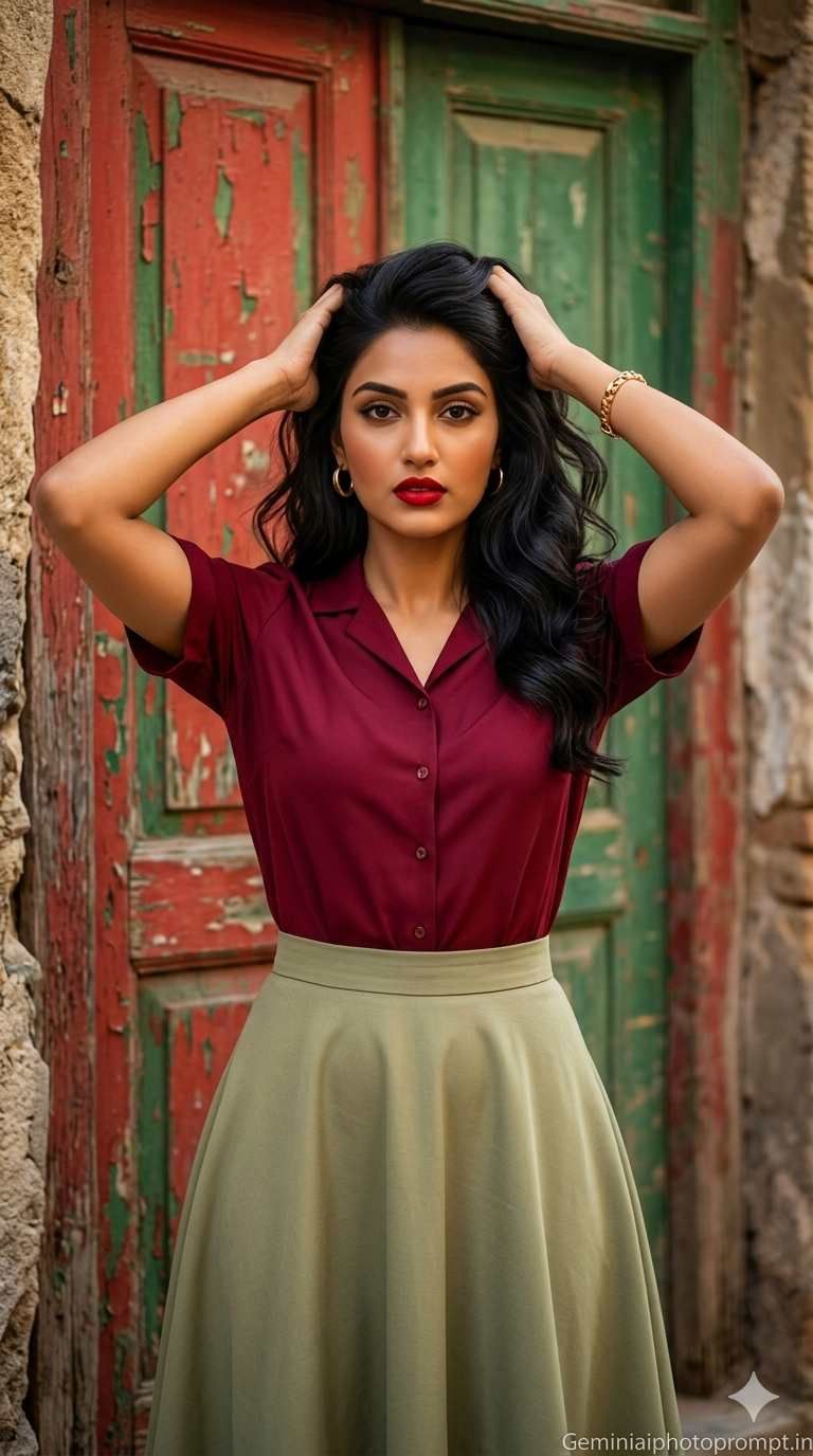 Prompt for Gemini AI girl natural images