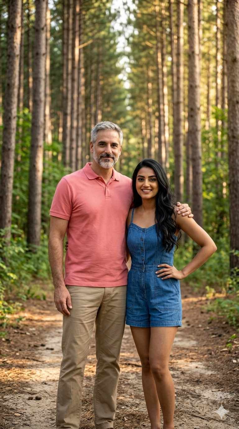Father and daughter hug prompt for Gemini
