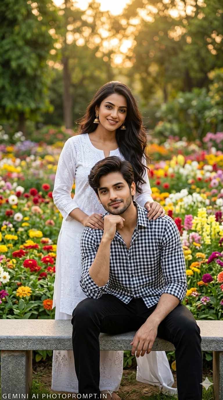 Cute couple prompt for gemini ai instagram copy and paste