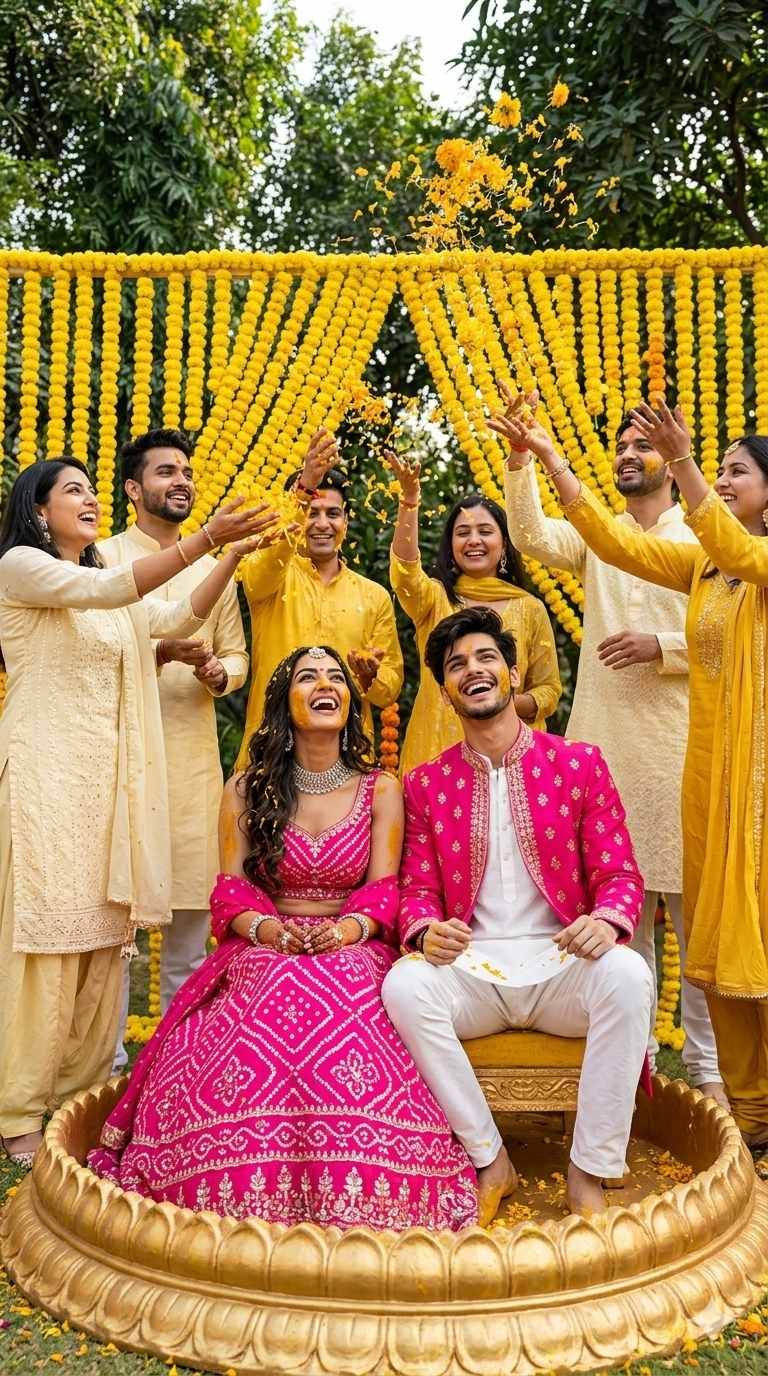 Prompt for Haldi ceremony for groom