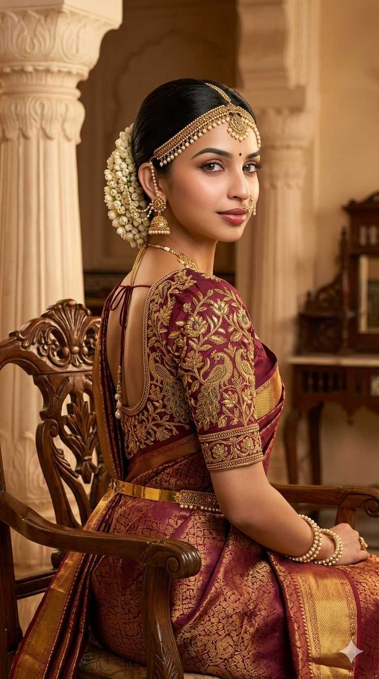 South Indian bride look