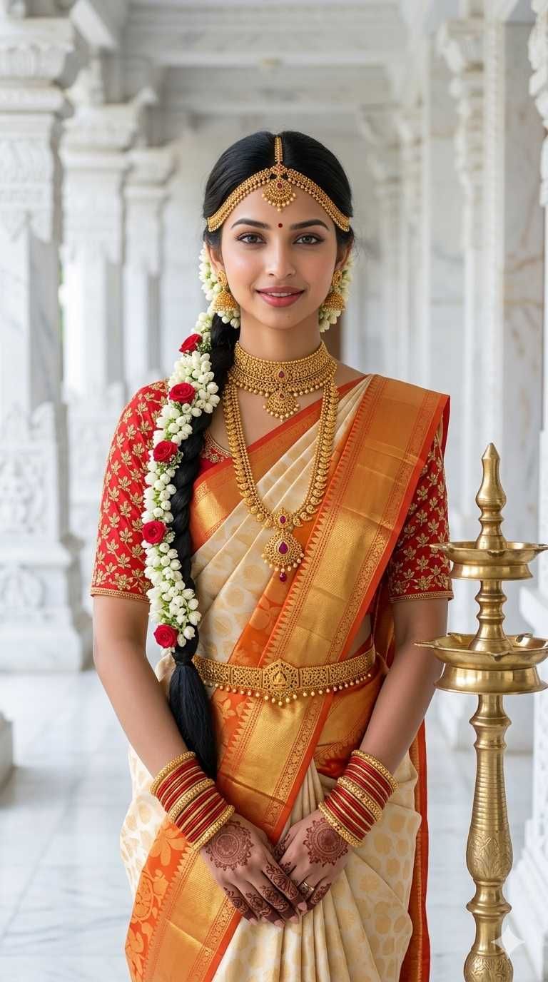 Traditional South Indian bride