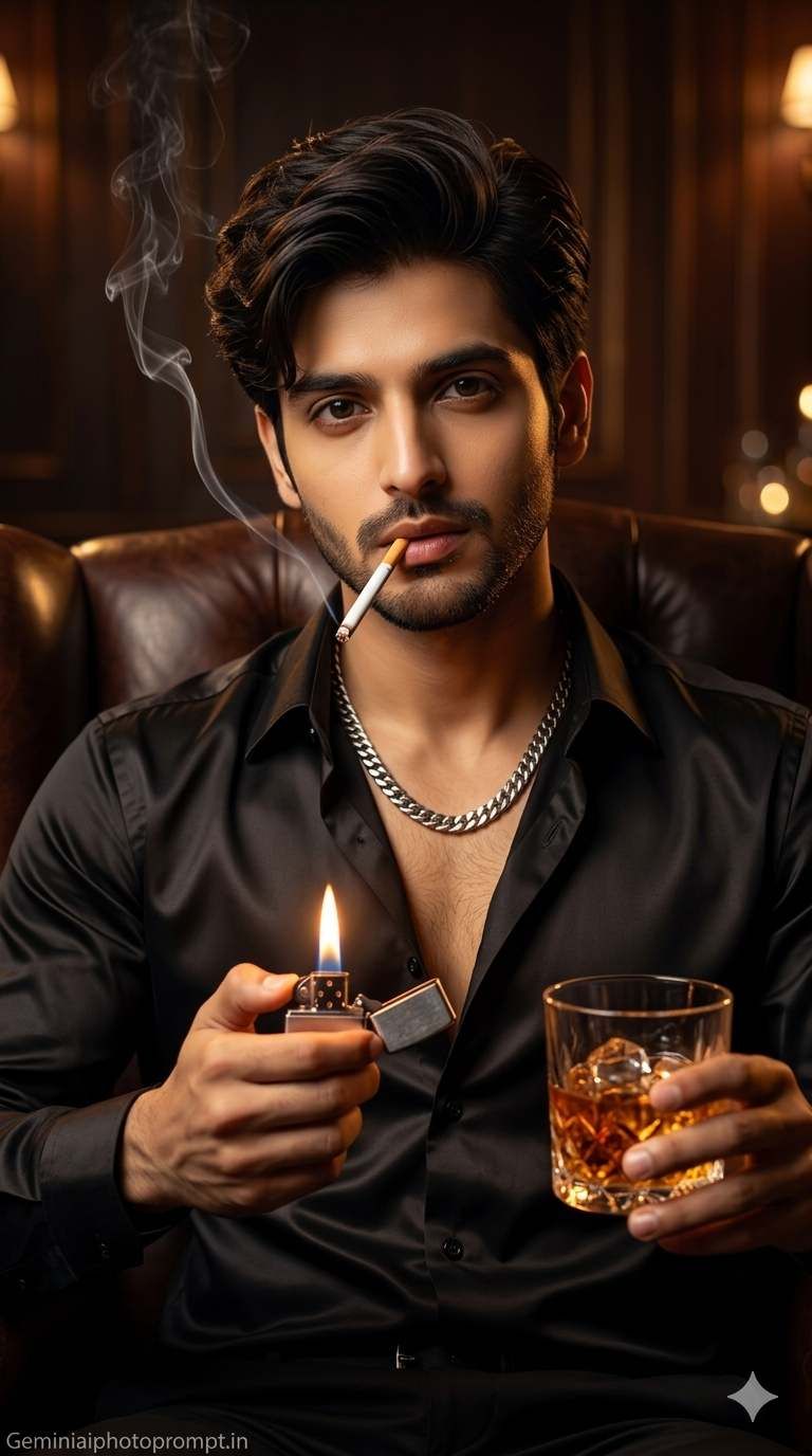 Boy smoking prompt generator
