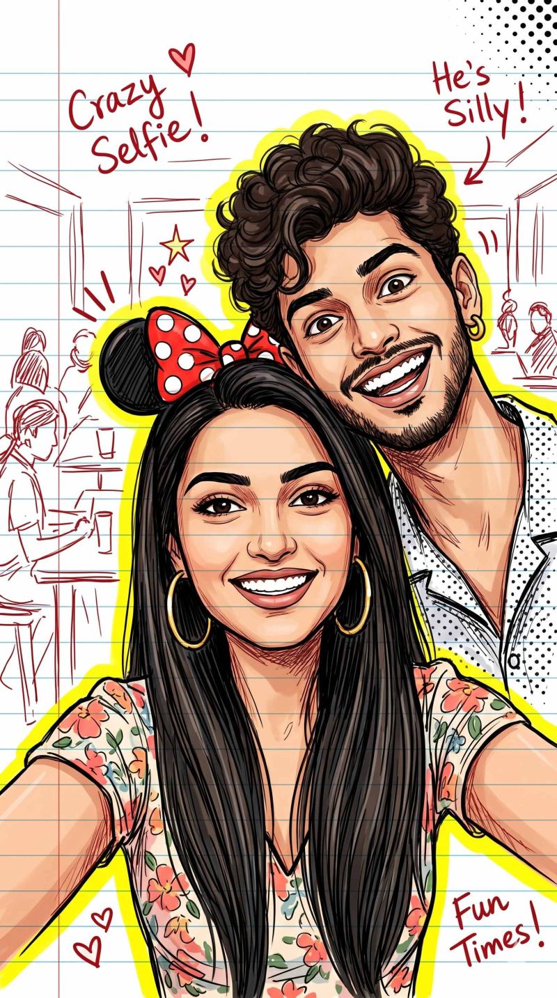 Gemini AI Photo prompt copy paste trending boy and girl
