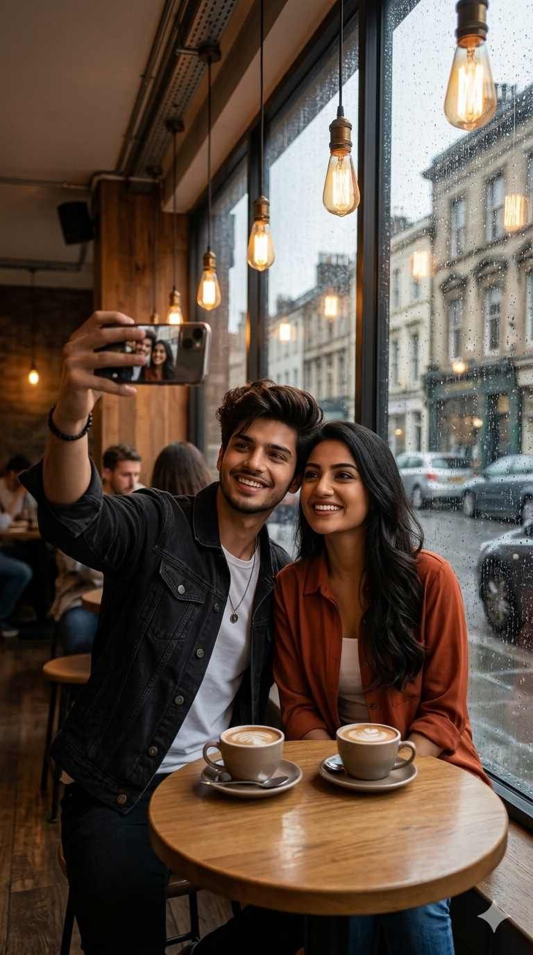 Coffee shop partner trending gemini prompt download