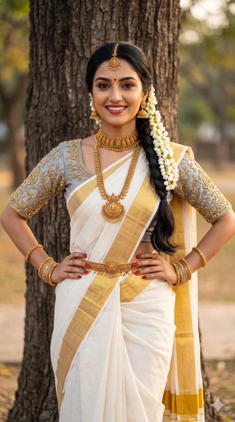 Gemini ai prompt for south indian girl aesthetic
