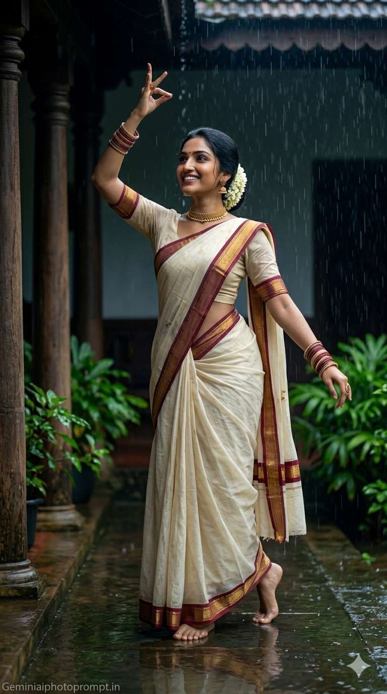 Gemini ai prompt for south indian girl aesthetic