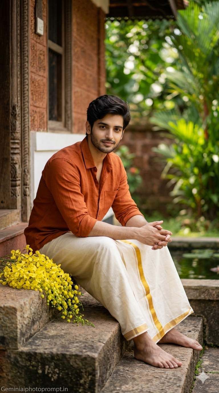 South Indian prompt for Gemini boy