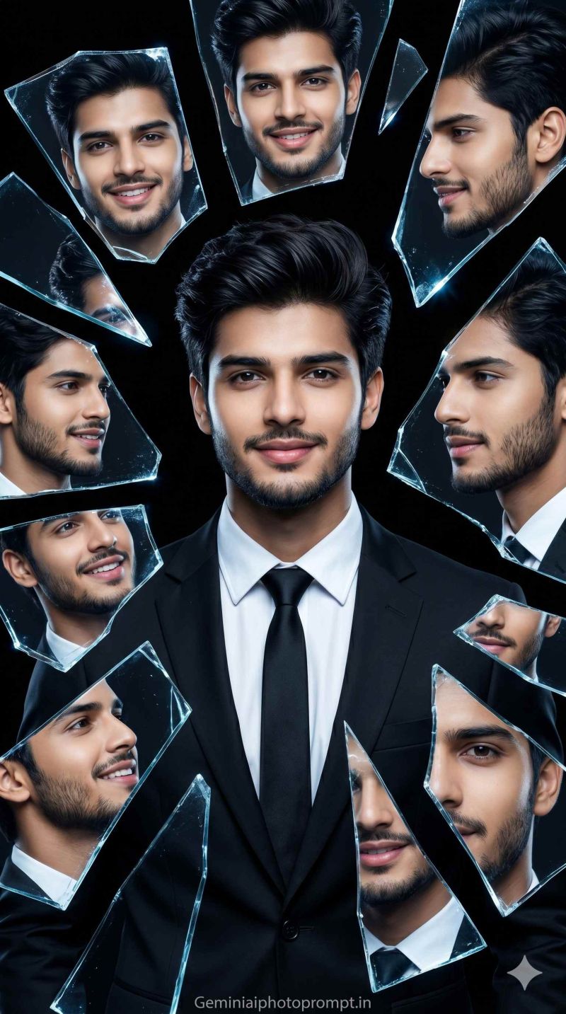 Cinematic poster of a man gemini ai prompt free download full