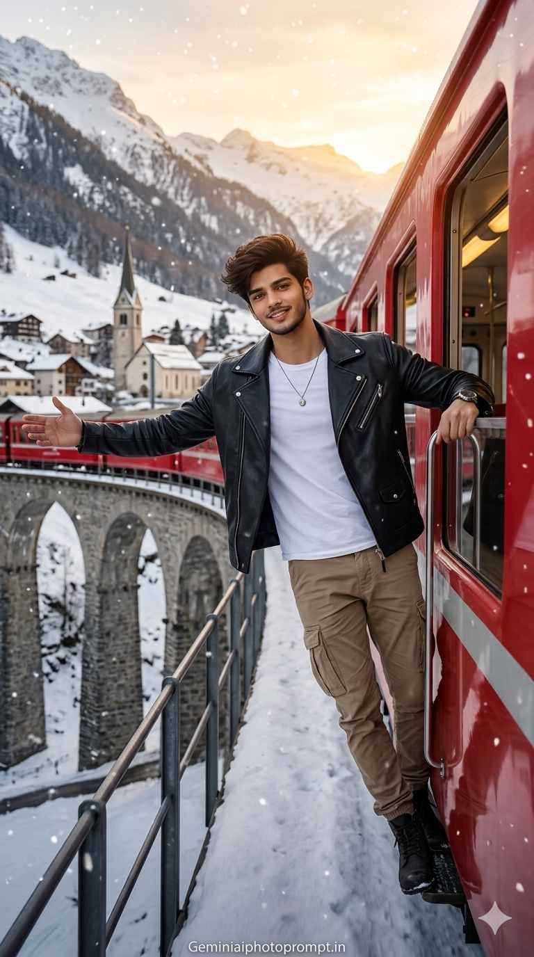 Railway station Gemini prompt