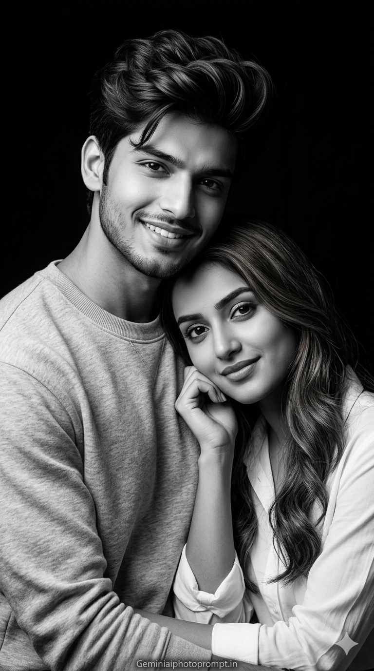 ChatGPT black and white couple photo Prompt