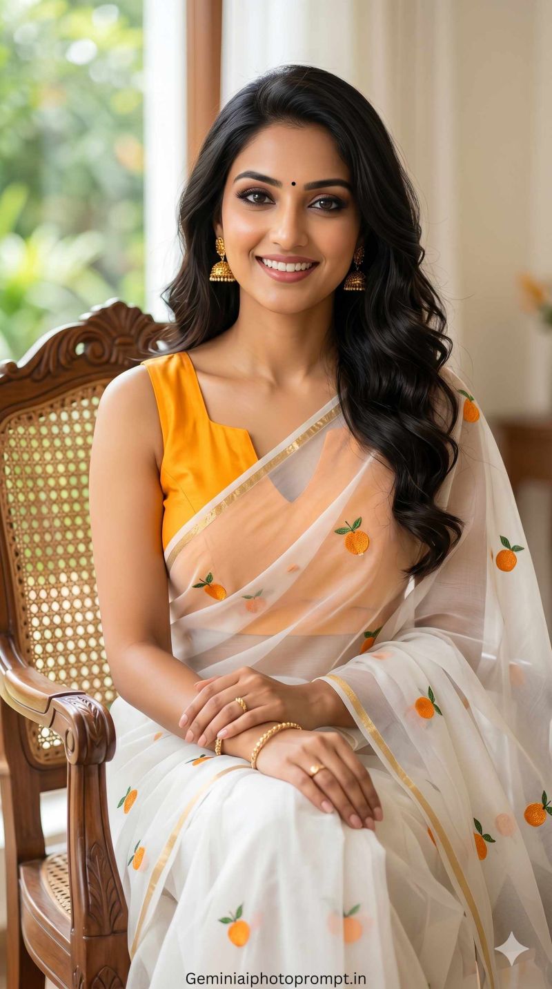 Prompt for saree look for girl
