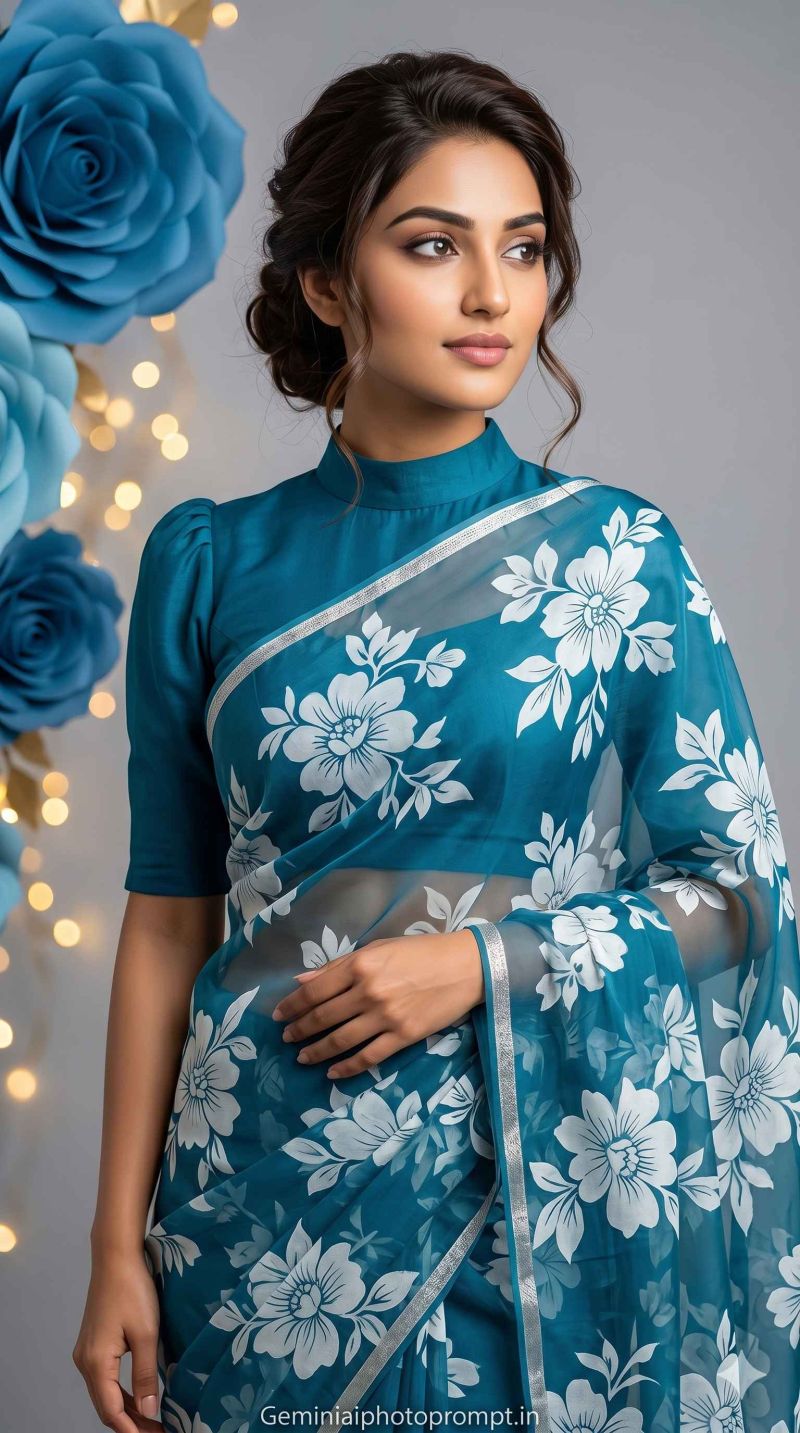 ChatGPT prompt for saree look
