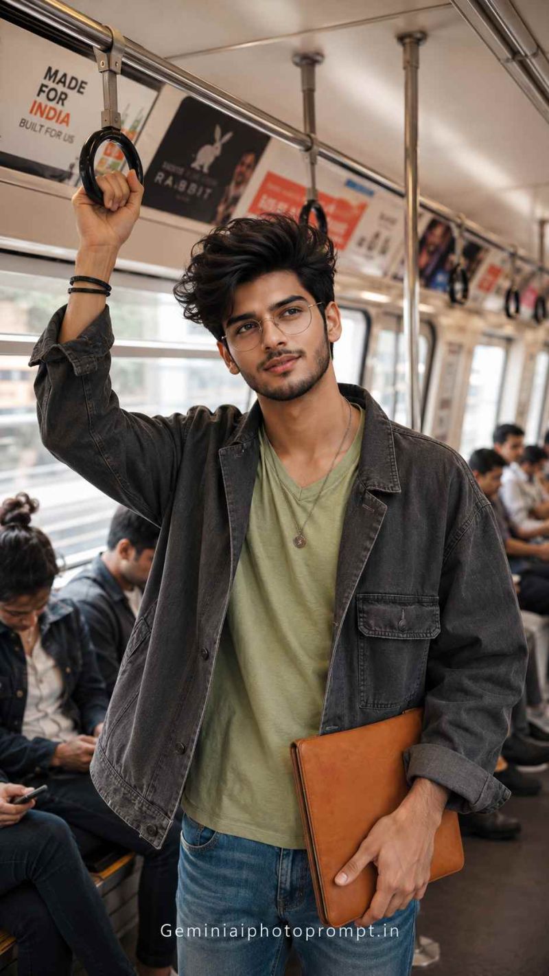 Metro station prompt ai photo